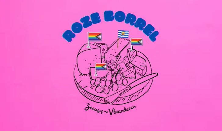 roze borrel logo